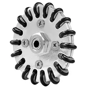Grade C Omni wheel with 50mm diameter and 4mm hole size