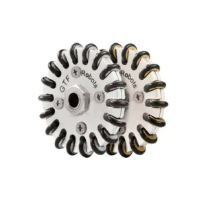 50mm omni directional wheel with a 6mm shaft hole, made from aluminum