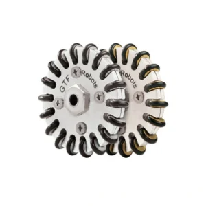50 mm aluminum omni directional wheel with a 4 mm shaft hole